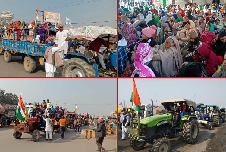 Kisan Andolan News: Farmers again reached at kundli border