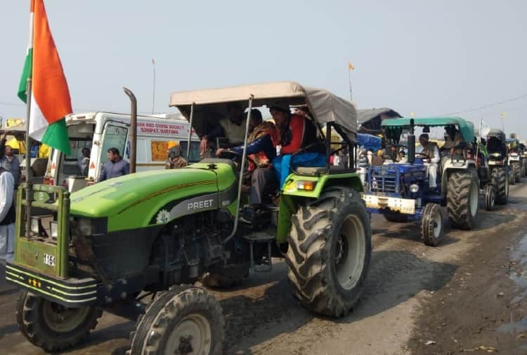 Kisan Andolan News: Farmers again reached at kundli border