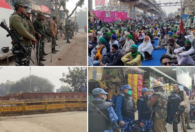 Kisan Andolan latest News: High alert on Tikri border after Ruckus at Singhu border