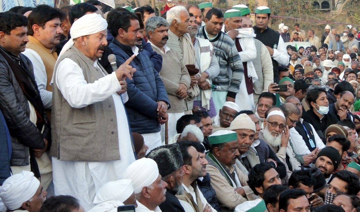 Mahapanchayat of Indian Farmers Union in Muzaffarnagar