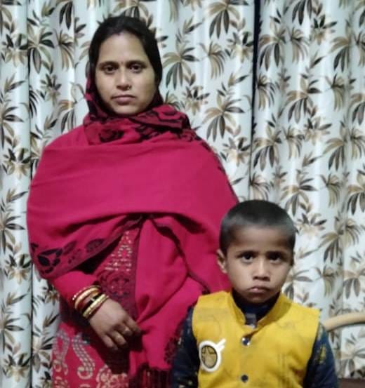 Four-year-old innocent was introduced to mother