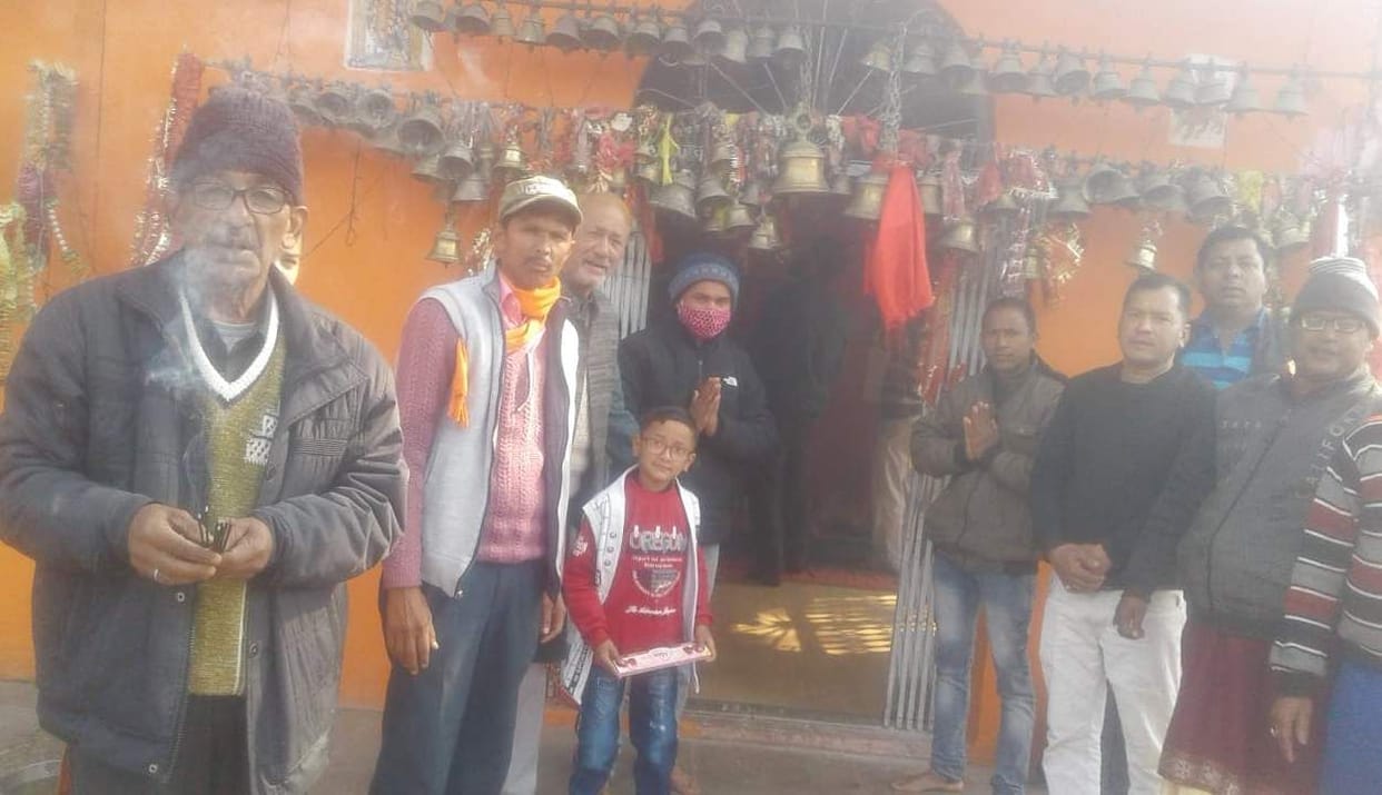 Hundreds of devotees visited the Goddess and sought