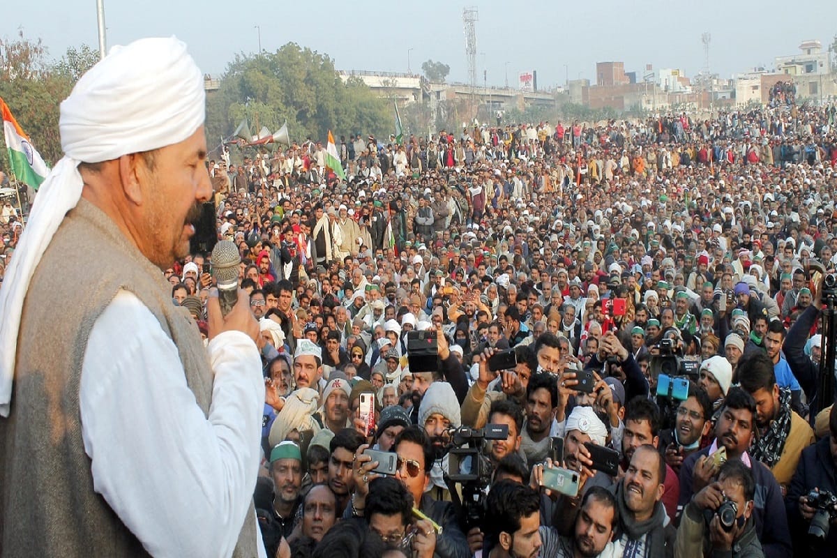 Rakesh Tikait tears give BKU a boom, government machinery is in tension