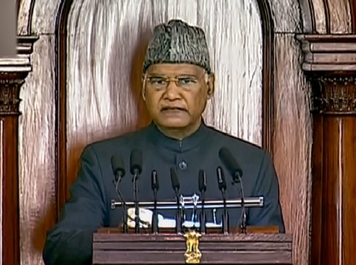 president ramnath kovind live speech big statements from speech budget session in parliament