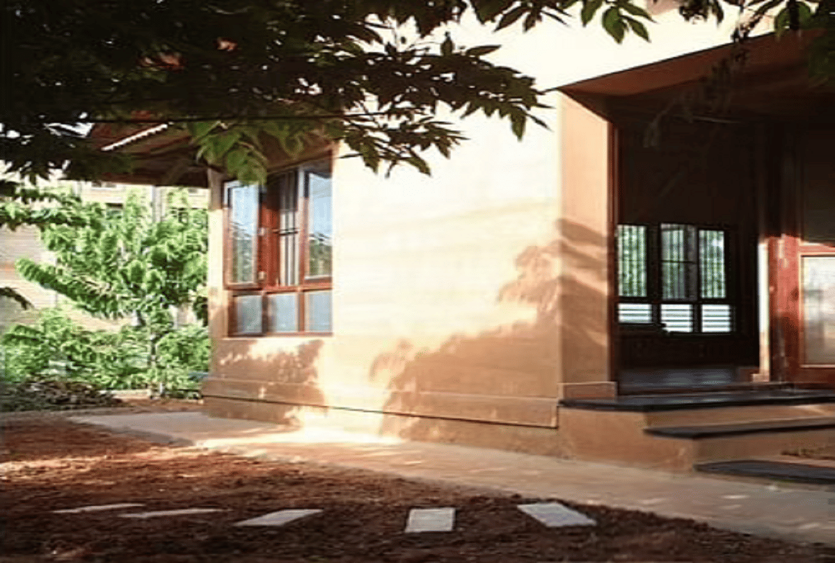 bengaluru eco friendly solar powered mud house