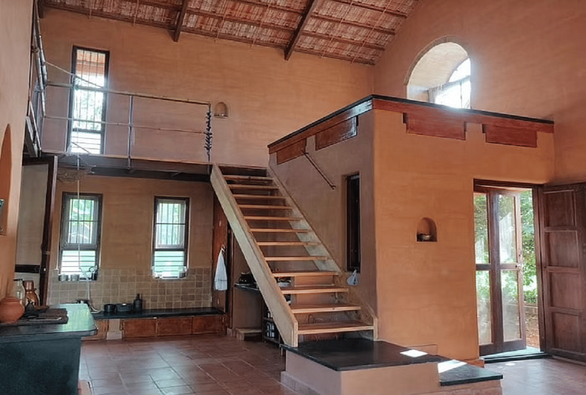 bengaluru eco friendly solar powered mud house