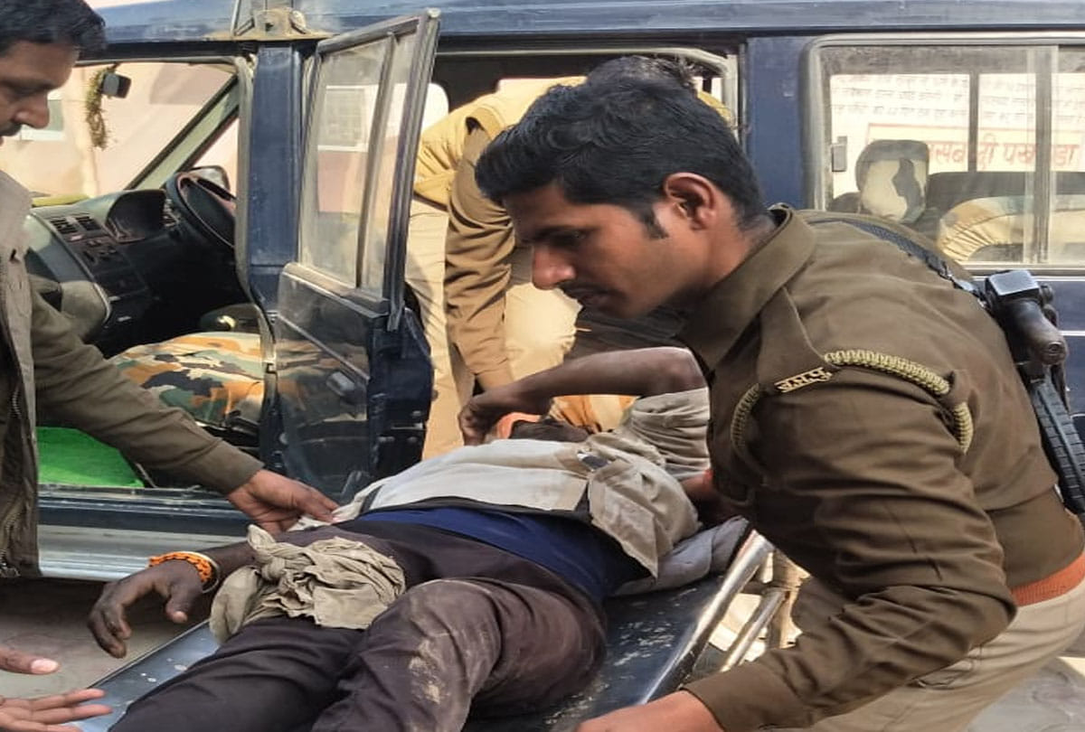 encounter between police and miscreants in chitrakoot