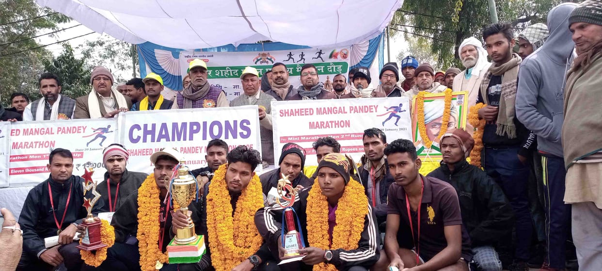 Mini Marathon Sushil Kumar first in 12 km long mini marathon
