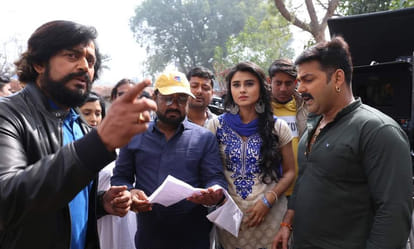 Actress injured in stone pelting during shooting of Bhojpuri film