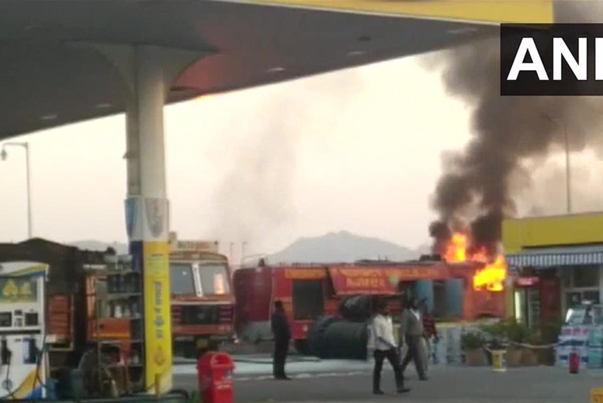 Petrol Pump Fire in Ajmer Rajasthan News: Dead, 9 injured as fire breaks out at Petrol pump in Ajmer
