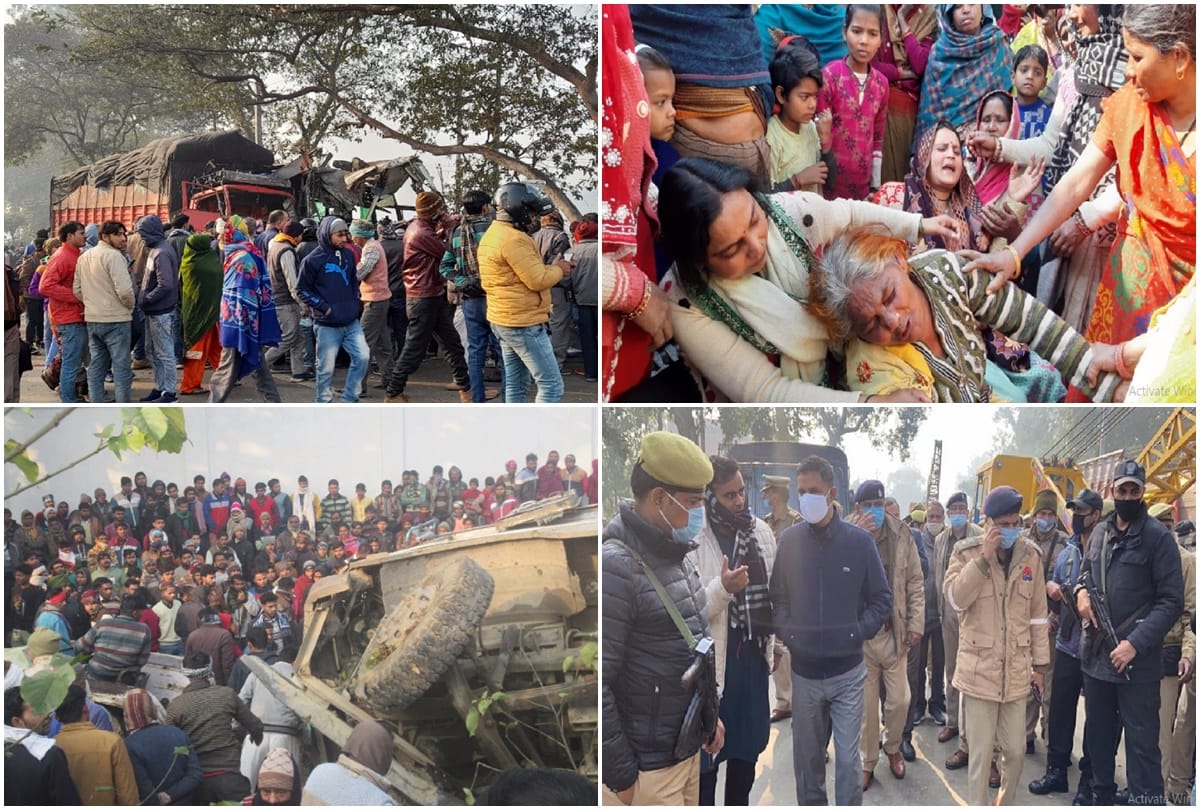 11 people killed 24 injured in accident on Moradabad-Agra National Highway