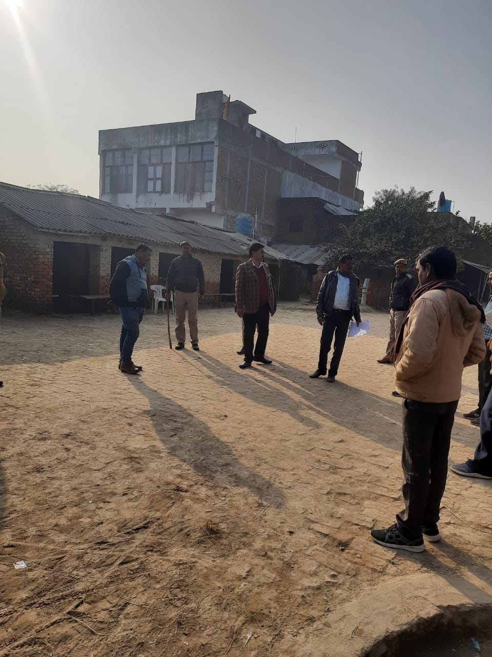 Notice of eviction to Inter College running on pond land for years
