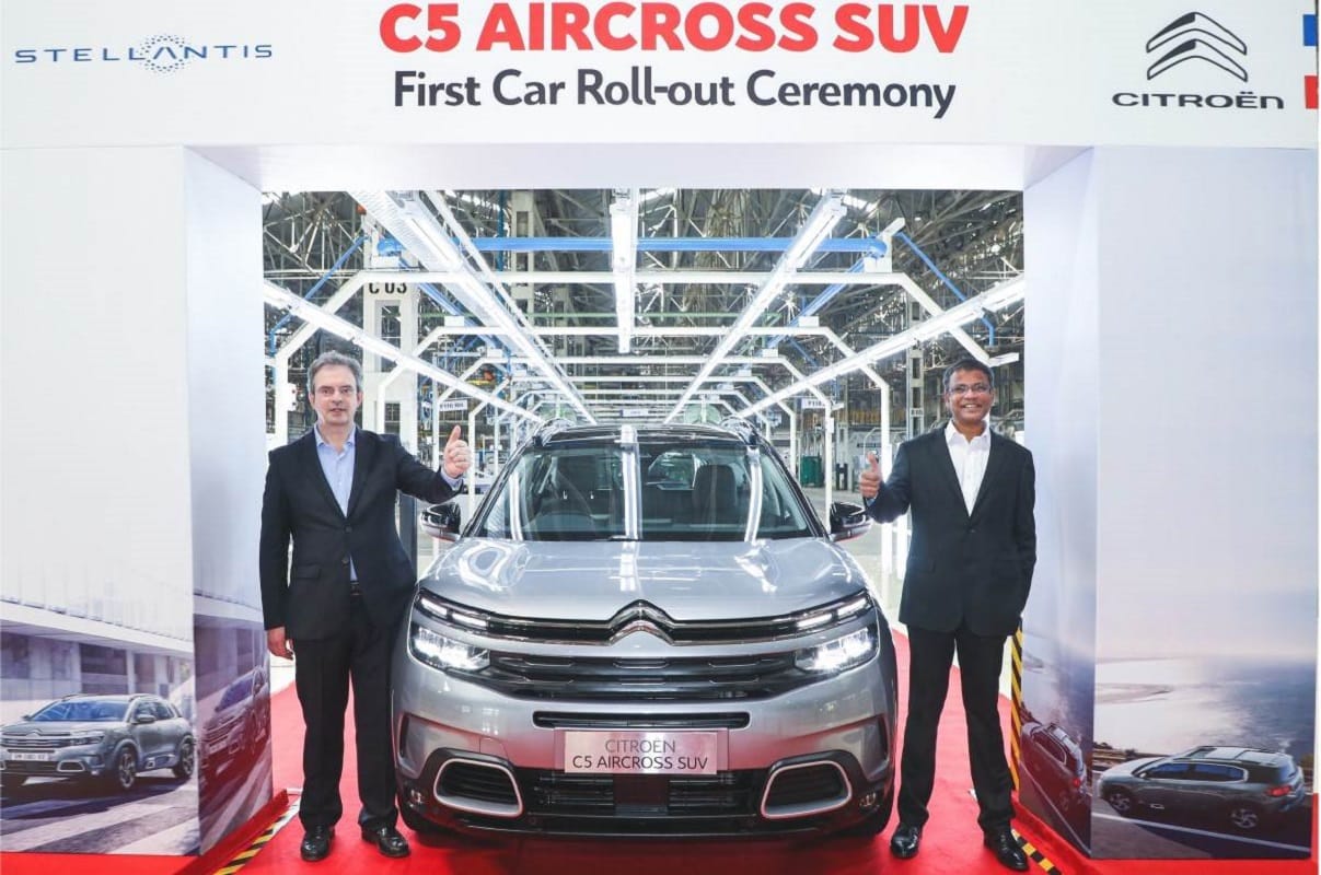 Citroen C5 Aircross launched in india citroen c5 aircross price in india citroen c5 aircross specifications citroen c5 aircross features