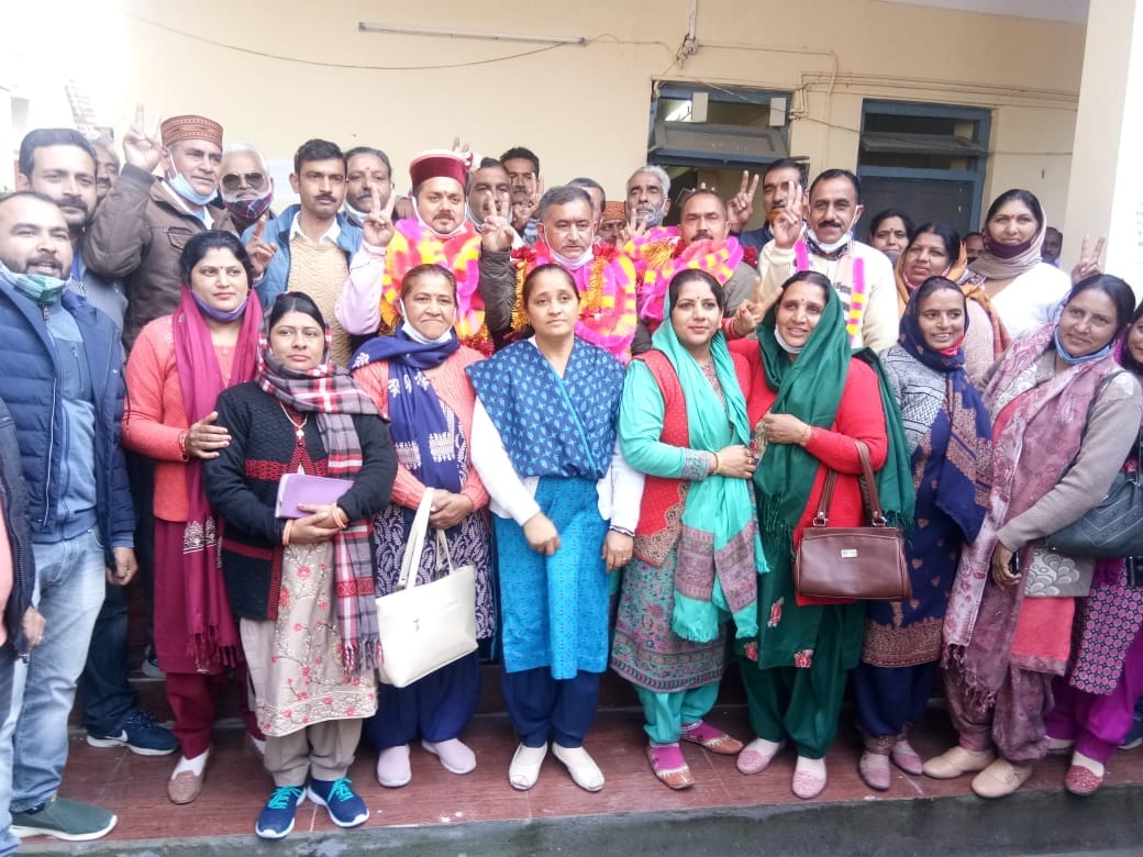 BJP in 4 panchayat committees in Hamirpur