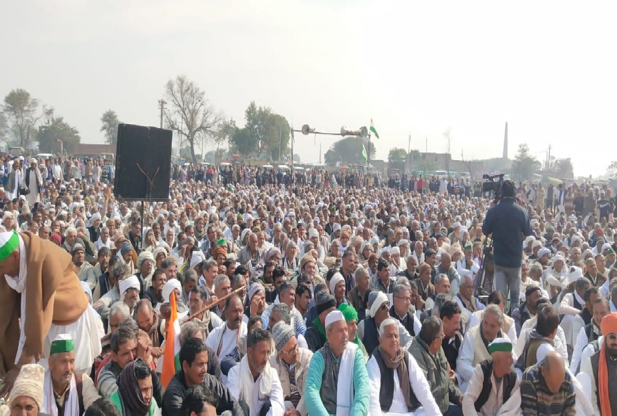 farmers protest latest update kisan mahapanchayat in mathura