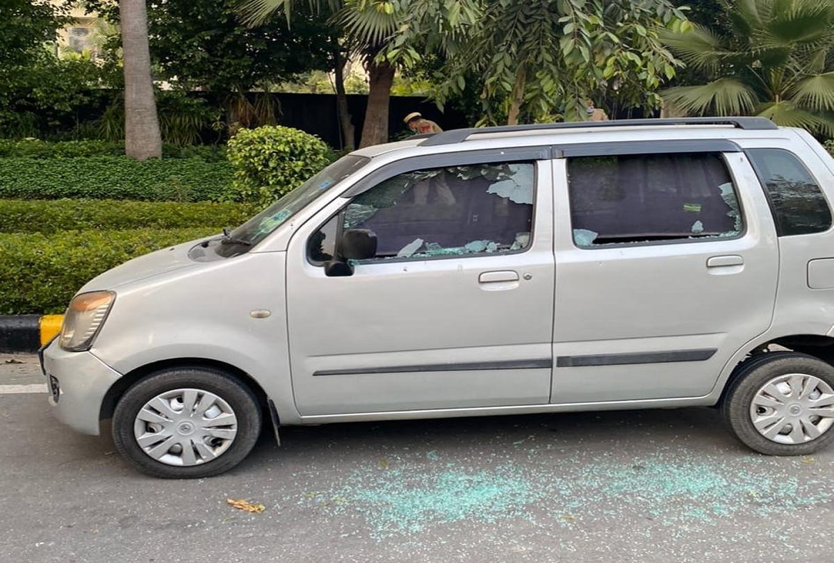 israel embassy blast Security agencies received a call before the bomb blast