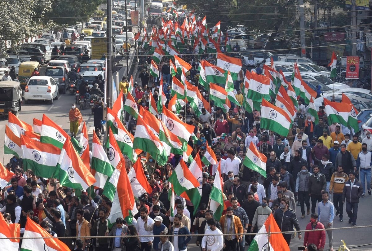 Ghazipur border becoming center of farmers movement people reaching from UP Haryana Maharashtra and Rajasthan