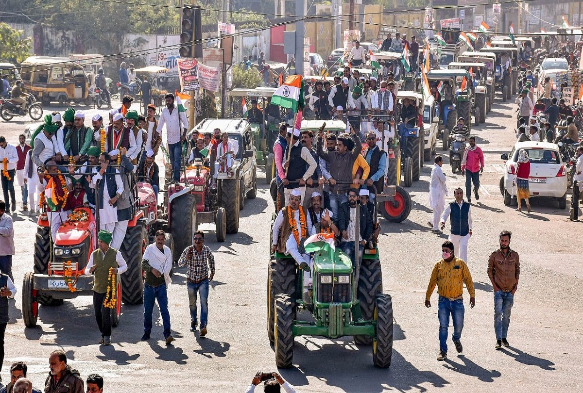 Ghazipur border becoming center of farmers movement people reaching from UP Haryana Maharashtra and Rajasthan
