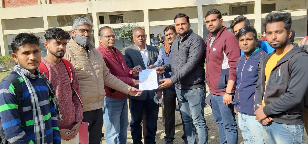 Memorandum submitted for starting new courses in Nehru College