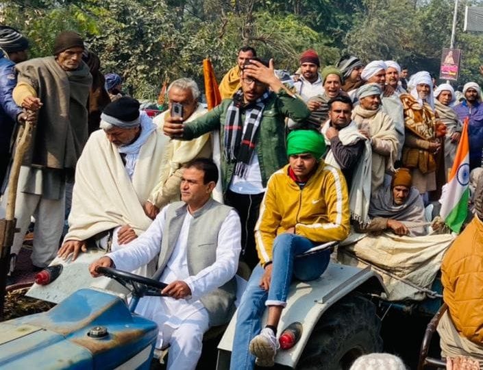 Yograj reached BKU mahapanchayat