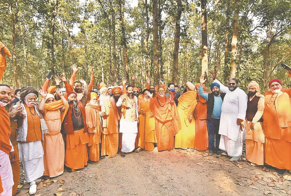 Maha Kumbh Mela 2021 News: today all akhadas saint worship dharm dhwaja