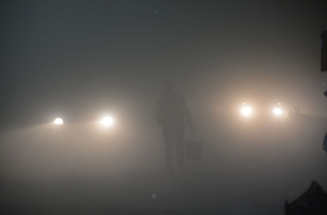 visibility less than 10 meter in moradabad due to fog