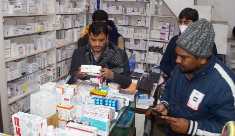 Bulk drug establishments raided, samples filled