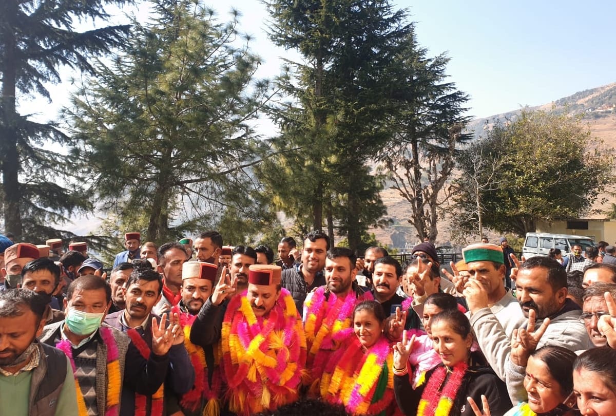 BJP Candidate Anita Devi Elected As Shillai Panchayat Samiti Adhyaksh And Balveer singh Panchayat Samiti Upadhyaksh
