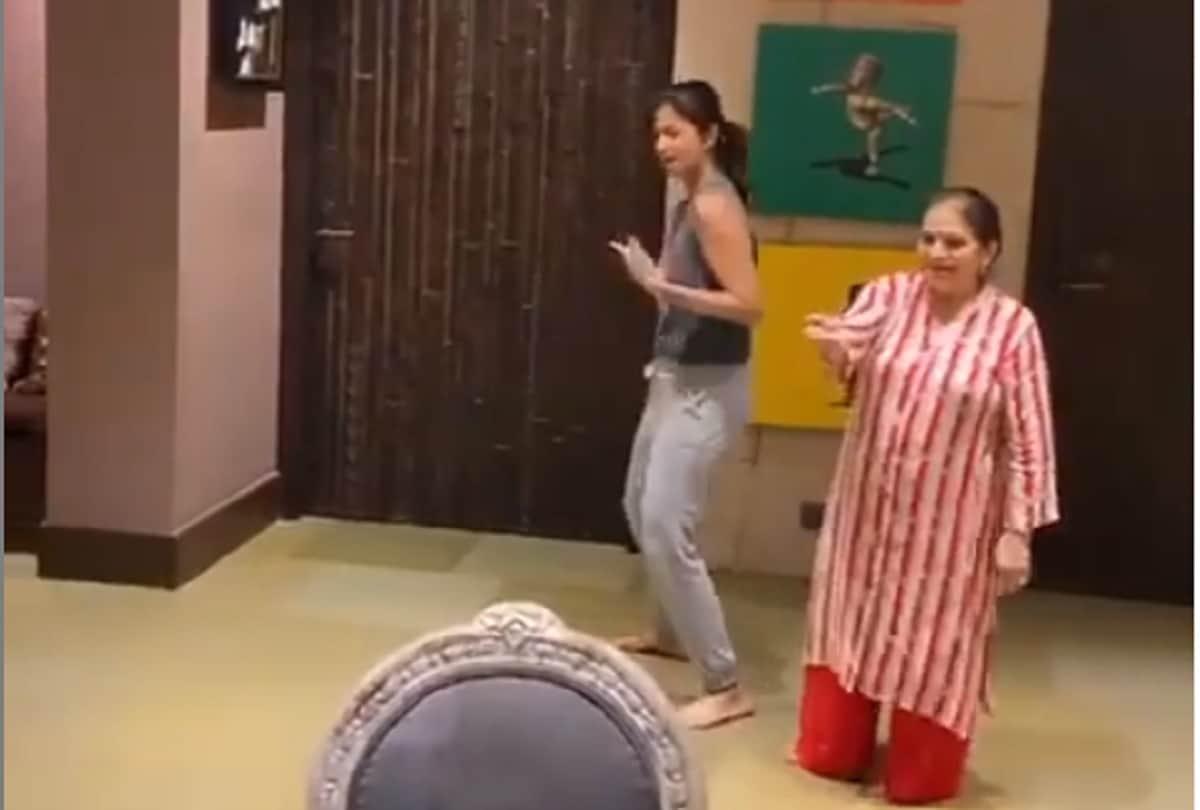 Shilpa Shetty shares picture with mother in law doing gossip about Raj Kundra