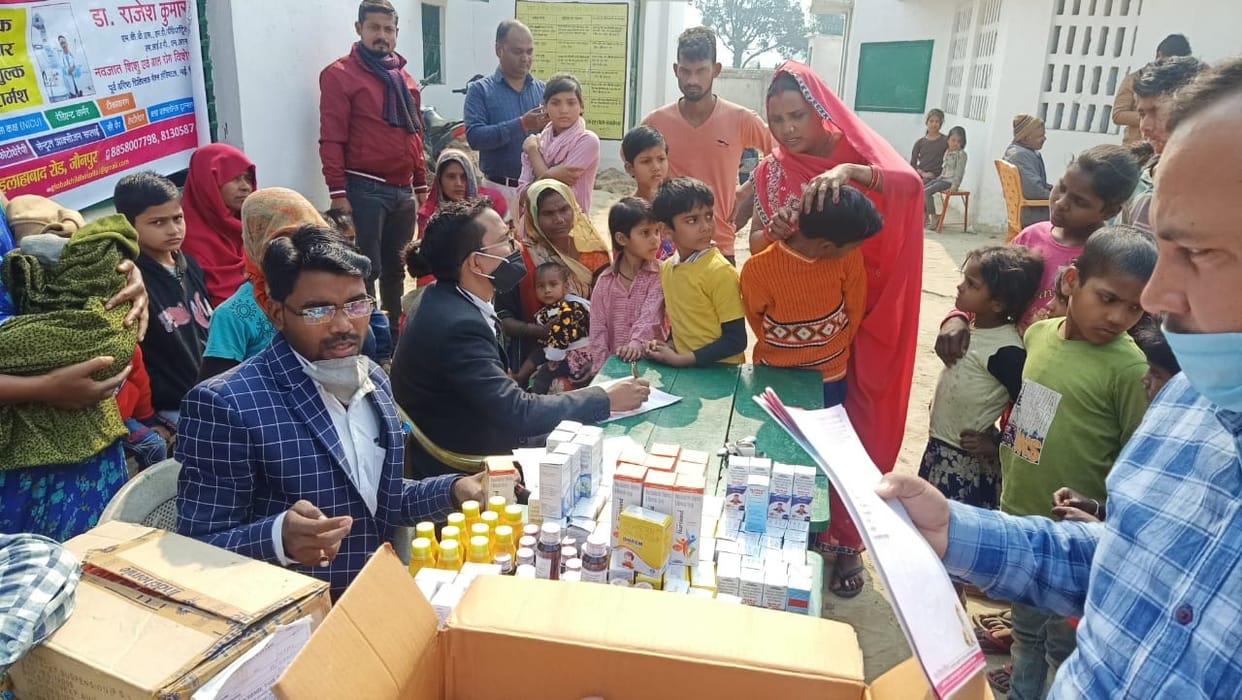 Crowd of breath and skin patients in CM Arogya Fair