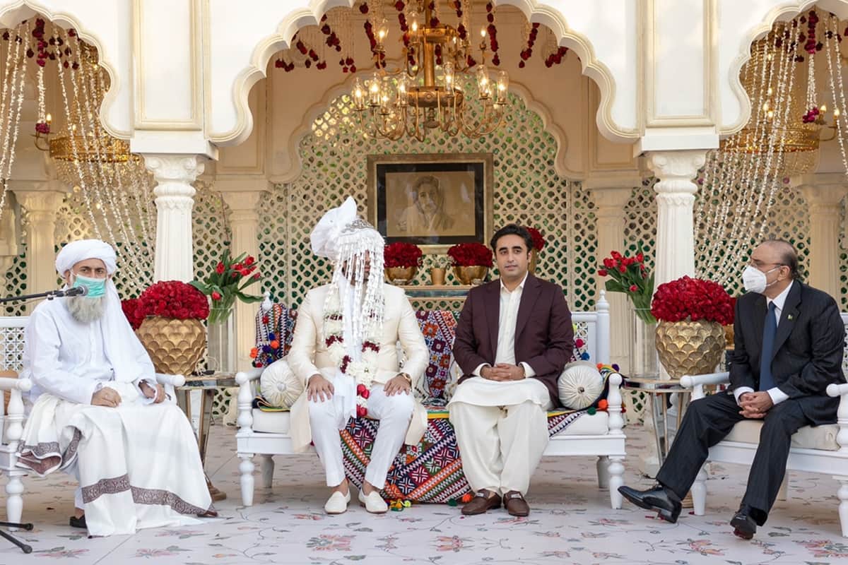 PICTURES of Bakhtawar Bhutto nikkah ceremony