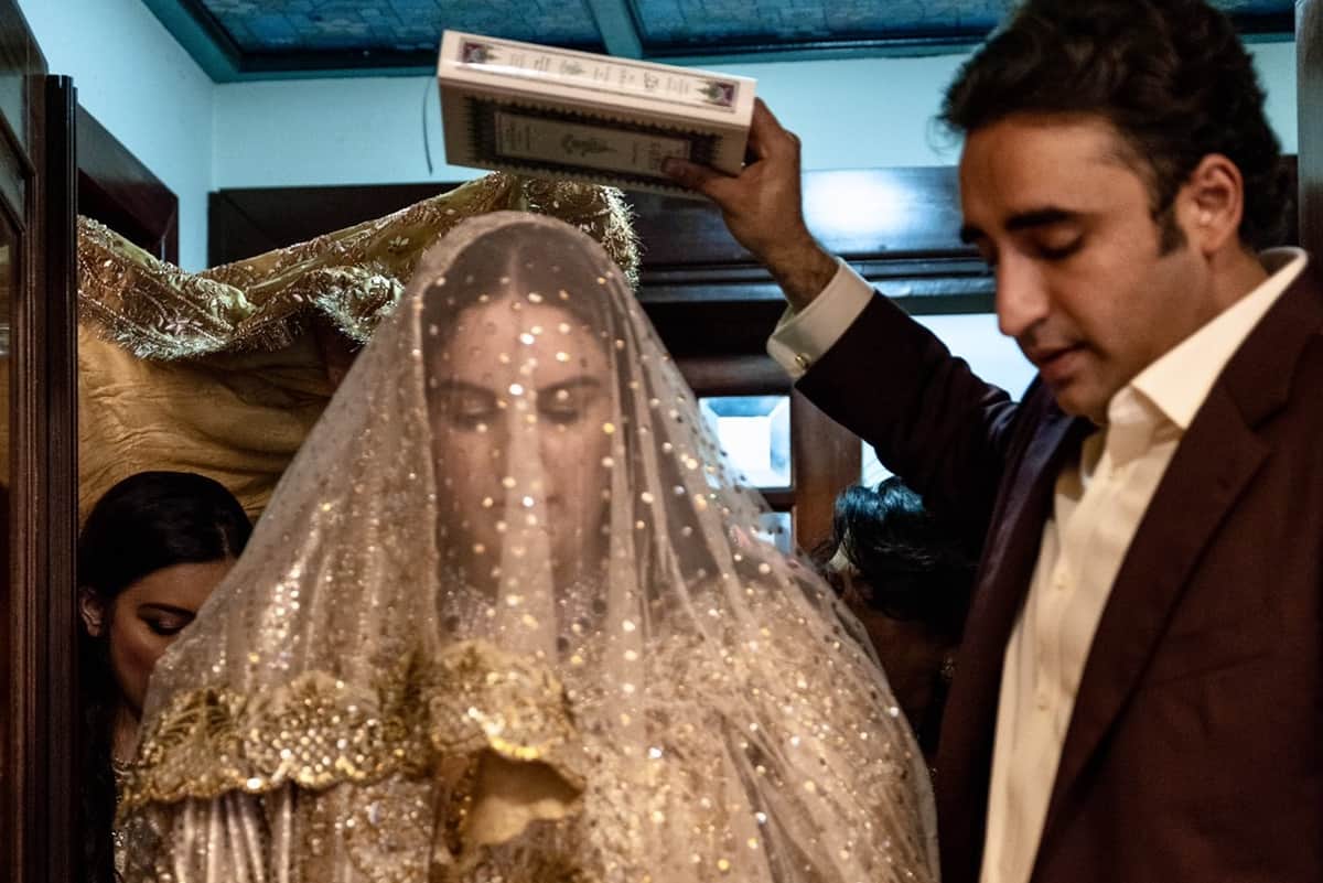 PICTURES of Bakhtawar Bhutto nikkah ceremony