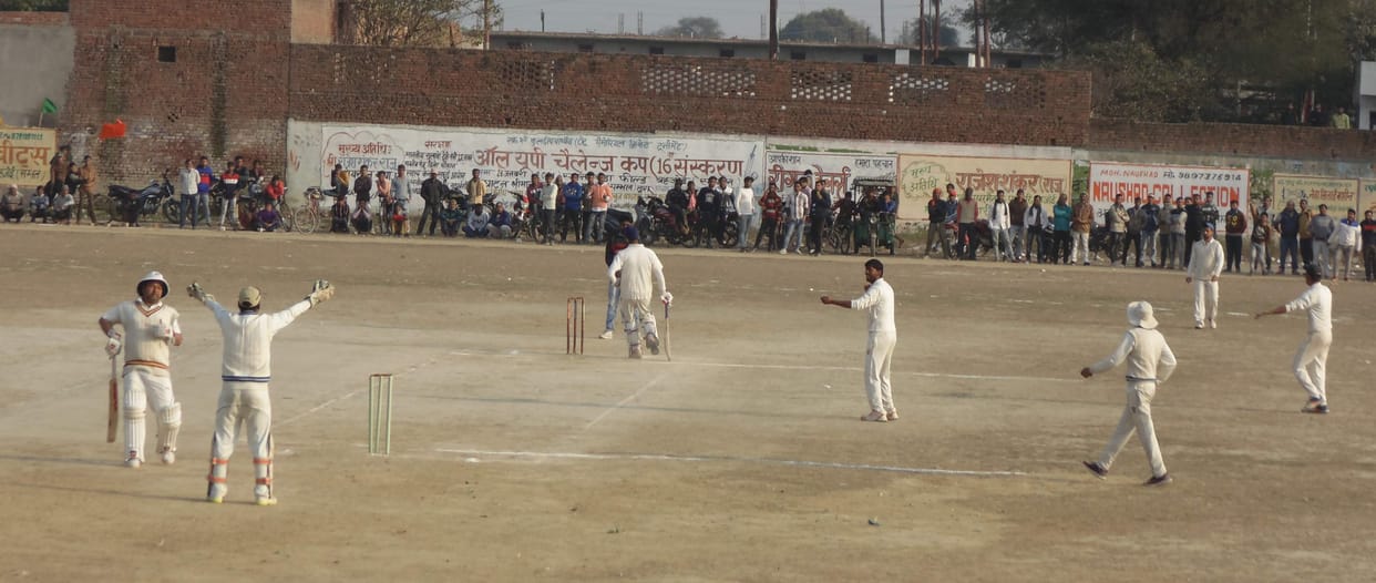 cricket match in samhal bahajoi