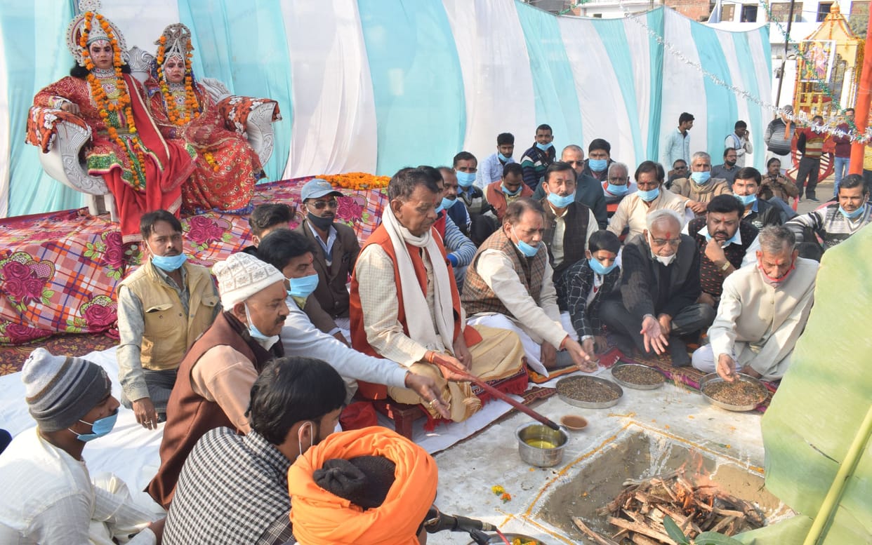 Shri Ram Leela started with Ganesh Pujan