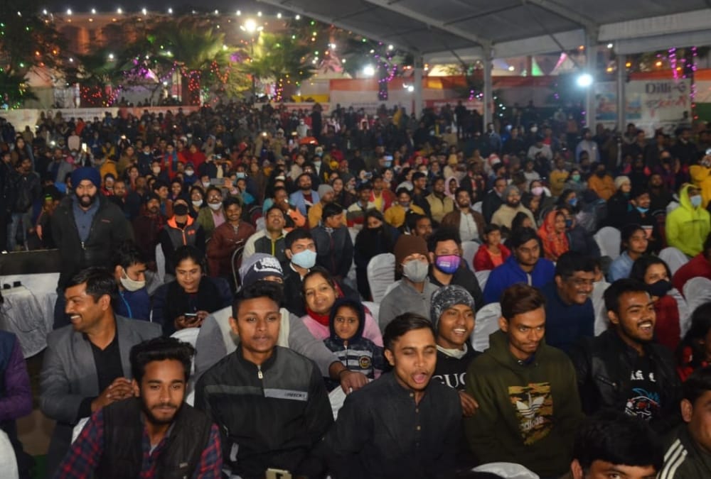 Kailash Kher programme in Hunar Haat in Lucknow.