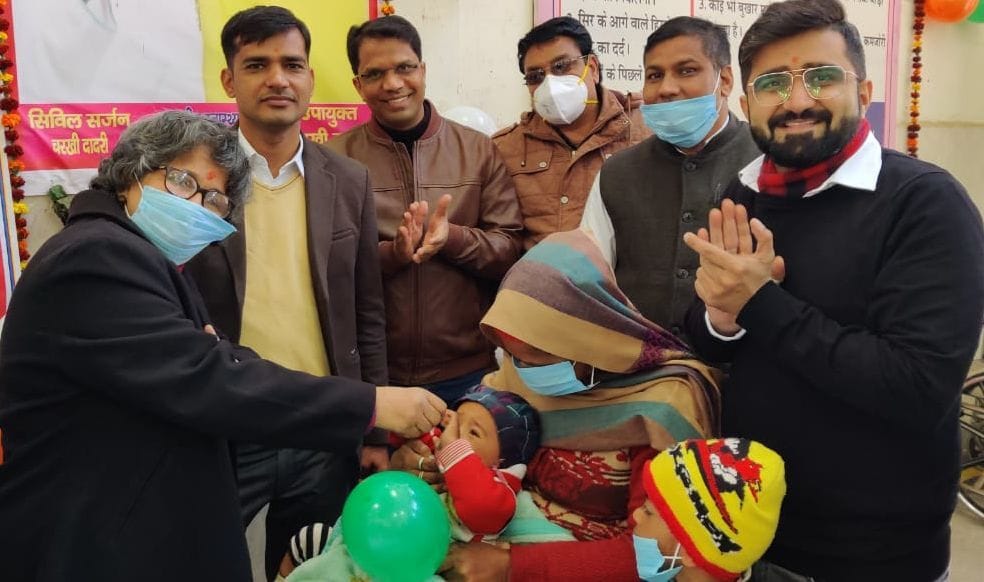 34 thousand 790 children were given anti-polyester medicine in one day