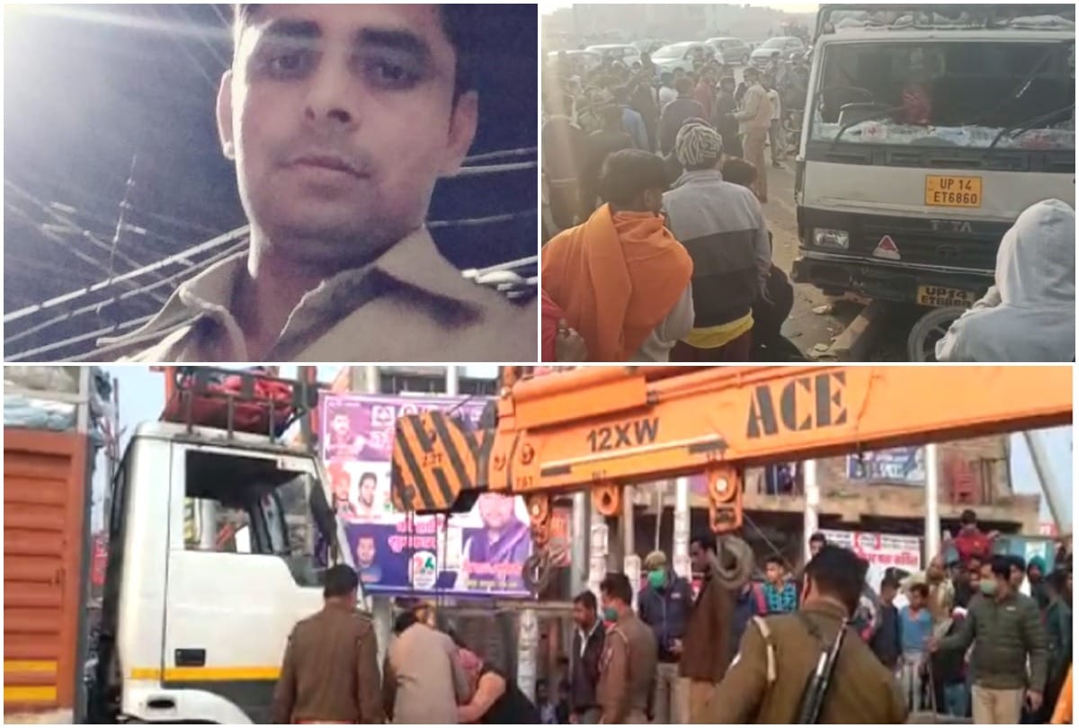 dcm crushed people while crossing the road three killed five seriously injured