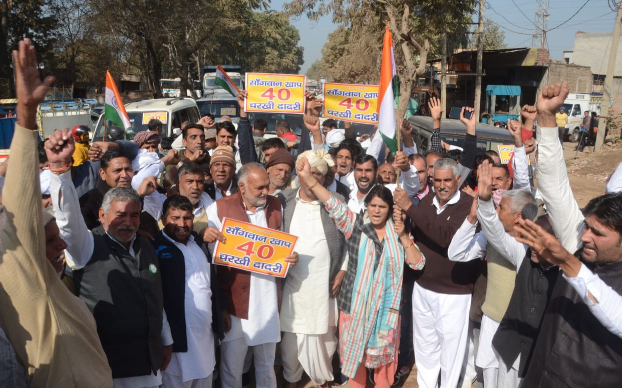 Dadri's efforts to strengthen dharnas on Delhi border