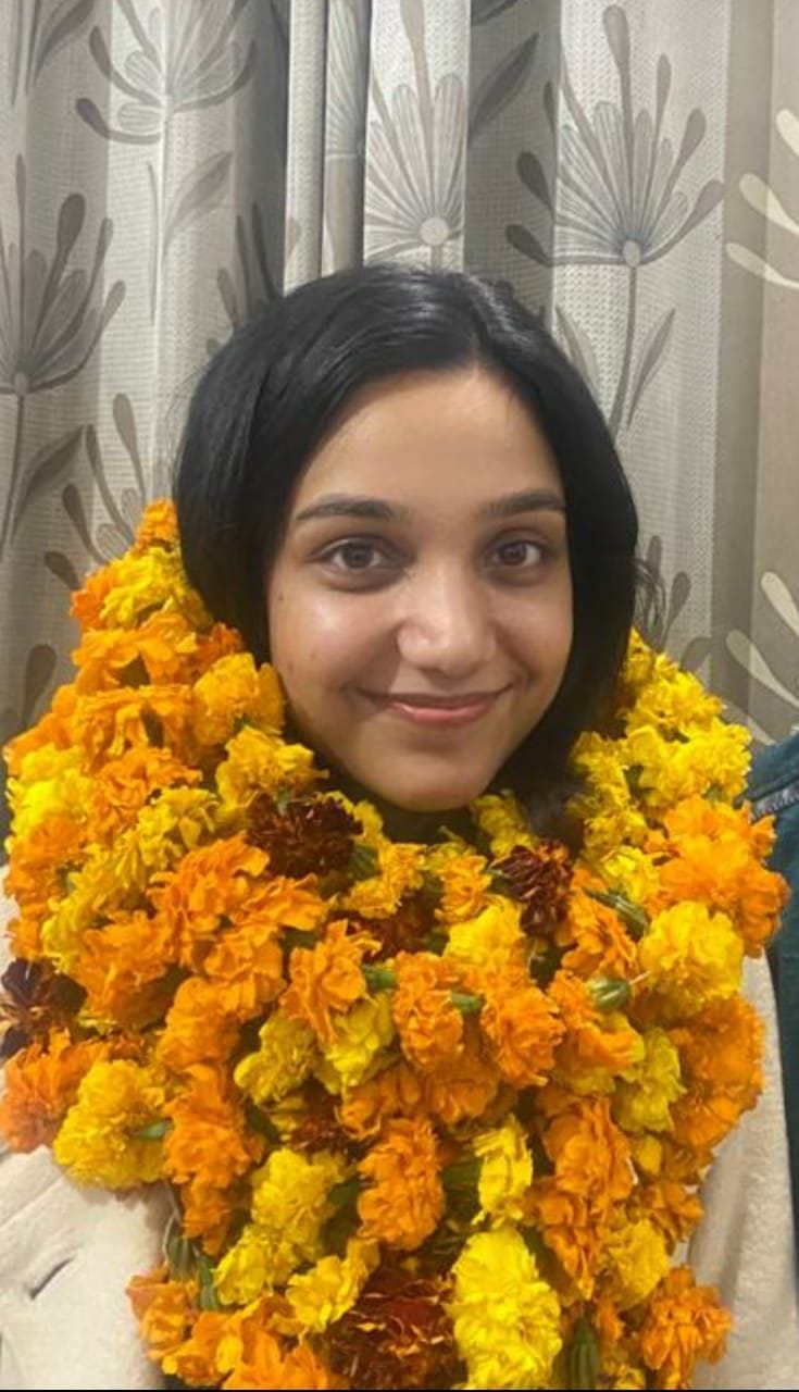 IAS Shreya Tyagi welcomed in Pura village