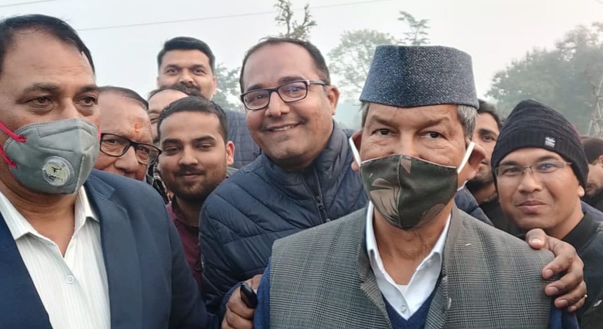 Harish Rawat in Banbasa
