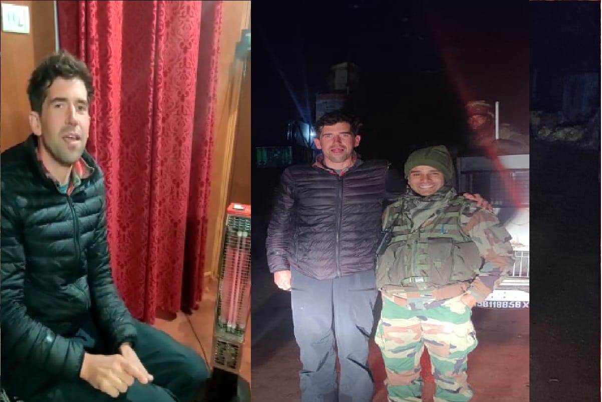 British foreign National and a ski enthusiasts Rescued by Army in Gulmarg jammu kashmir