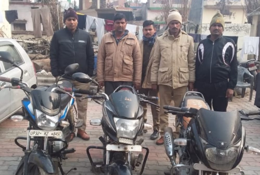 A thief arrested with 33 lakh rupees charas in Bahraich.
