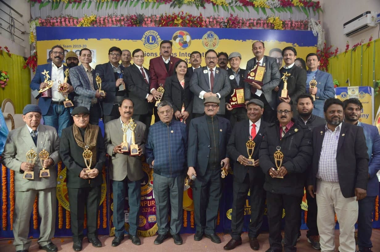 Lions Club and members who do good work honored