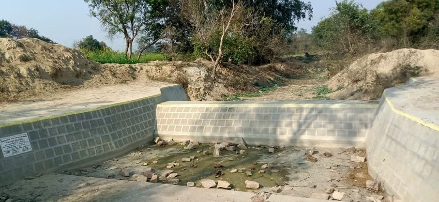 water crises,checkdam