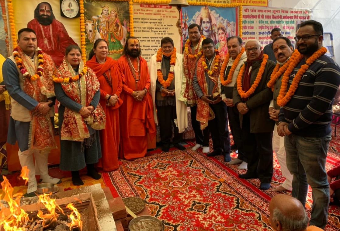 Mahamrityunjaya Yajna and Rudrabhishek started for the liberation of corona