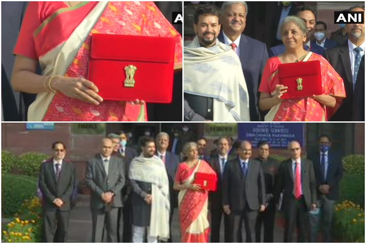 Budget 2021 News FM Nirmala Sitharaman and Anurag Thakur leave from Ministry of Finance Budget will be paperless