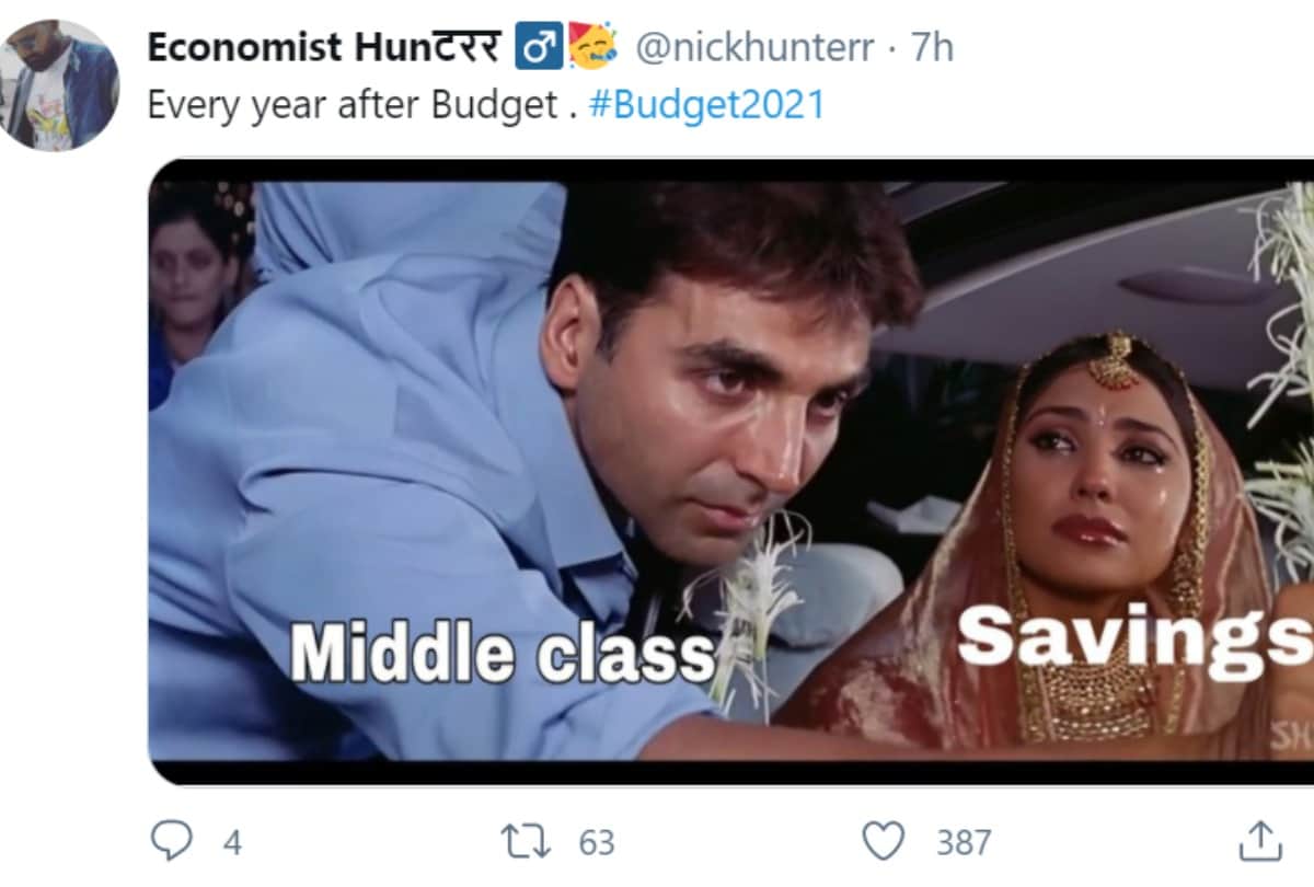 Memes Went Viral On Social Media after Nirmala Sitharaman Presented The Union Budget 2021