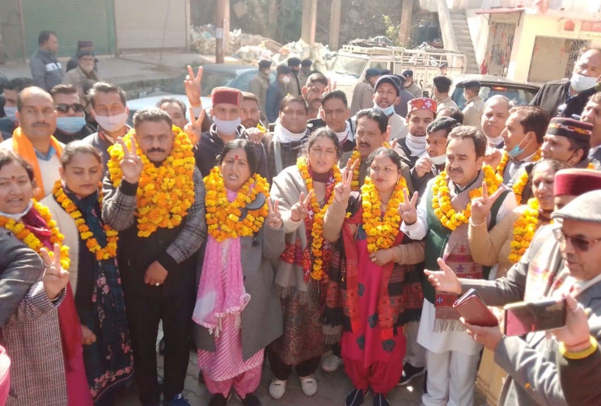 Himachal News: BJP candidates elected Solan Una Zila Parishad Adhyaksh And Upadhyaksh 