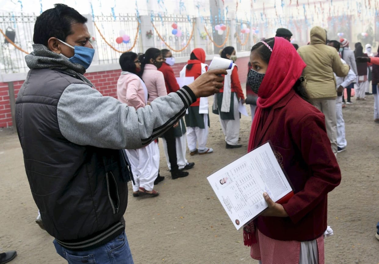 school reopen in gujarat, jammu and kashmir and maharashtra see photos