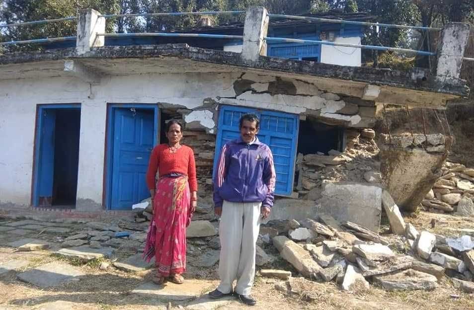 Family forced to live in a broken house for six months